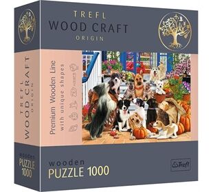 TREFL Puzzle Holz Hunde