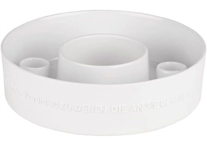 Räder Porzellankranz Stabkerzen Wunder kommen 18,5x5