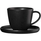 ASA coppa Kaffeetasse mit Unterteller,kuro