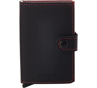 Secrid Miniwallet Matte Black & Red