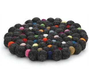 CILIO Untersetzer LANA NERO rund