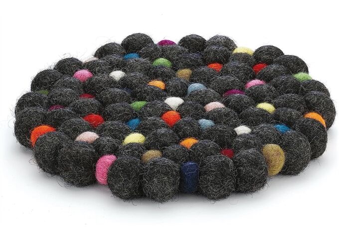 CILIO Untersetzer LANA NERO rund