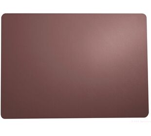 ASA leather optic Tischset, plum