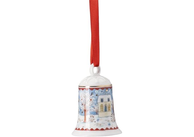 Hutschenreuther Porzellanglocke / Weihnachtsglocke22 Porzellangloc