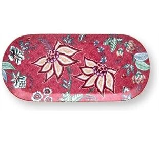 Pip Studio Cake Tray Rectangular Flower Festival Dark Pink 33