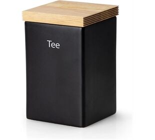 Continenta Vorratsdose Keramik 1000ml, schwarz