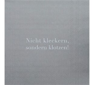 Räder DINING Serviette 33x33cm Nicht kleckern,sondern kl