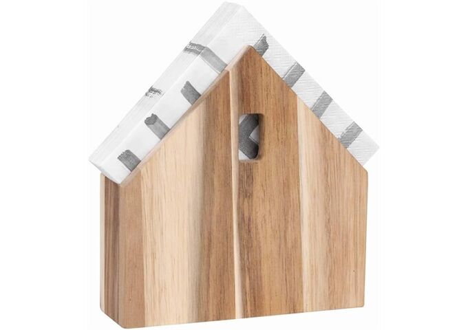 Räder DINING Serviettenhaus klein Akazie 16x15,5x4cm