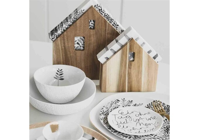 Räder DINING Serviettenhaus klein Akazie 16x15,5x4cm