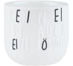 Räder Eierbecher Kein Ei ist auch keine Lösung D 5cm H 4