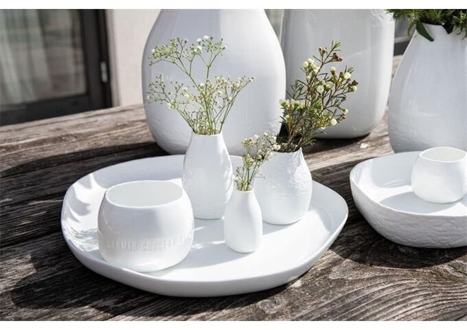 Räder Freiform Teelichthalter Wärme 5-sprachig 10x9x7,2c