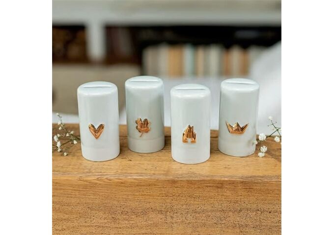 Räder Geldsegen Spardose Glücksklee D 5cmH 9cm