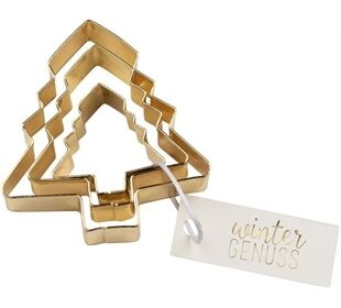 Räder Keksausstecher Tannr 3er Set, Wintergenuss