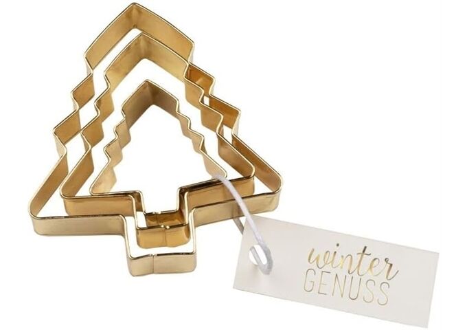Räder Keksausstecher Tannr 3er Set, Wintergenuss