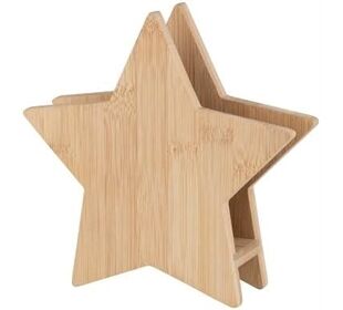 Räder LIVING Bambus Serviettenhalter Stern