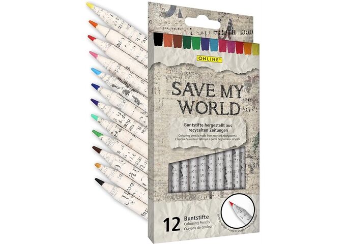 ONLINE Farbstiftetui 12ST sortiert