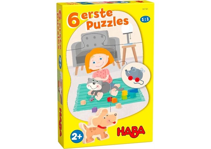 Haba 6 erste Puzzles Haustiere