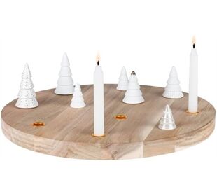 Räder Winterwald Tannenwald dia 28cm H 8cm