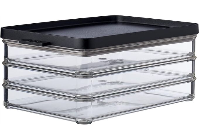 MEPAL kühlschrankdose omnia aufschnitt 3schichte - schwa