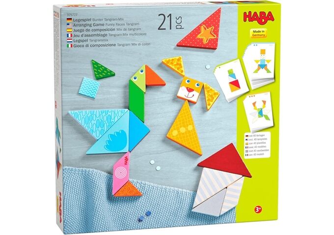 Haba Legespiel Bunter Tangram-Mix