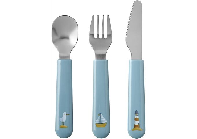 MEPAL kinder-besteckset mio 3-teilig - sailors bay