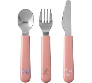 MEPAL kinder-besteckset mio 3-teilig - flowers & butterf