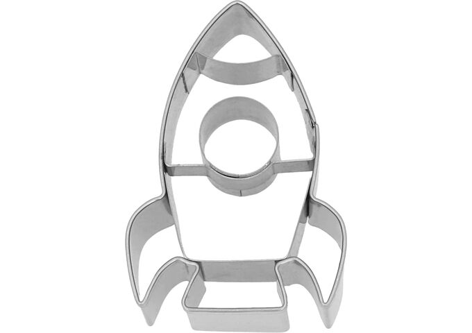 RBV BIRKMANN Ausstechform, Rakete, Edelstahl, 6,5 cm
