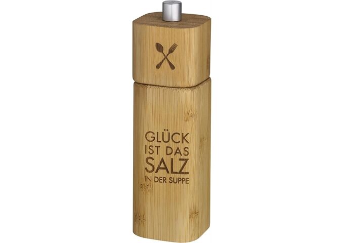 Räder PET Salzmühle Glück ist das Salz in der Suppe H.1