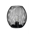 Leonardo CASOLARE GK/Laterne 18 schwarz mitLED