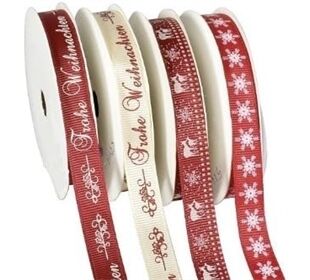  Geschenkband-Rolle Landhaus