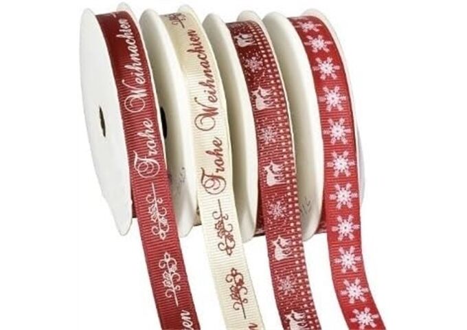  Geschenkband-Rolle Landhaus