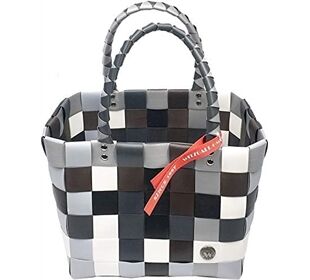 Ice Bag Ice Bag Einkaufsshopper Mini grau weiß schwarz