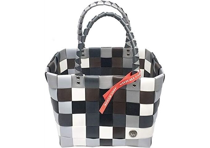 Ice Bag Ice Bag Einkaufsshopper Mini grau weiß schwarz