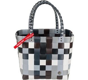 Ice Bag Ice Bag Einkaufsshopper Orginal karo braun weiss g