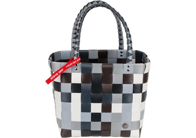 Ice Bag Ice Bag Einkaufsshopper Orginal karo braun weiss g