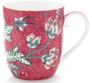 Pip Studio Mug Small Flower Festival Dark Pink 145ml