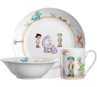 Leonardo BAMBINI AVVENTUR GK/3tlg.Kindergeschirr Dino