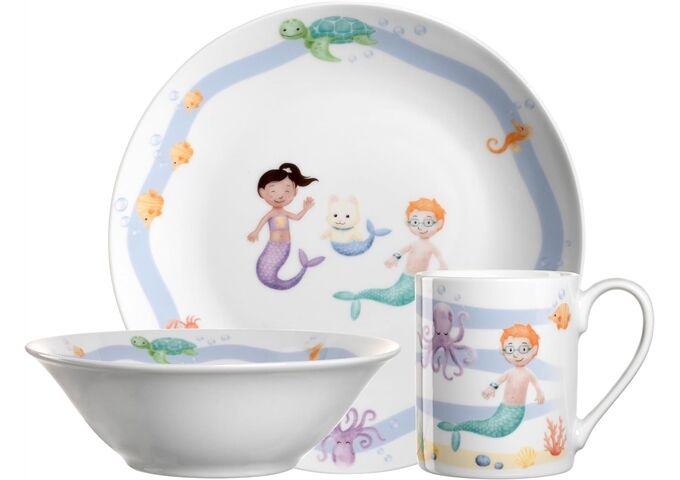 Leonardo BAMBINI AVVENTUR GK/3tlg.Kindergeschirr Meer