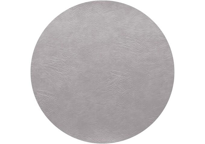 ASA vegan leather Tischset, silver cloud