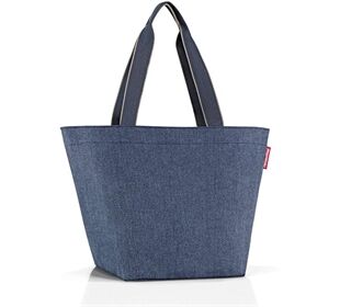 Reisenthel shopper M herringbone dark blue