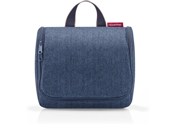 Reisenthel toiletbag XL herringbone dark blue