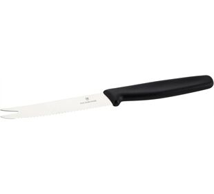 Victorinox Swiss Classic Käse- und Wurstmesser mit Gabelspitz