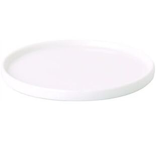 ihr Ideal Home Range PORCELAIN CANDLE PLATE white für Windlicht, klein