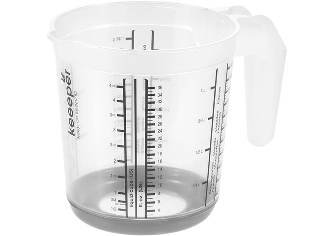 KEEEPER Messkanne Massimo 1l nord.grey