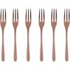 Sambonet Taste Vintage / Edelstahl/PVD Kupfer Kuchengabeln