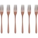Sambonet Taste Vintage / Edelstahl/PVD Kupfer Kuchengabeln