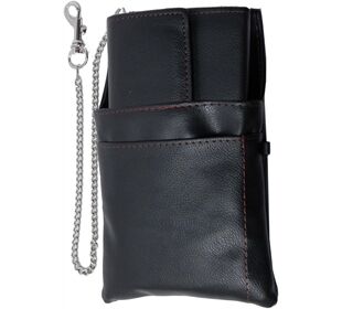 HJP KELLNERBÖRSE MIT HALFTER PU-MATERIAL SCHW