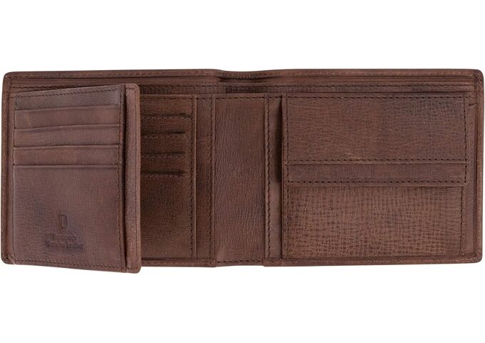 Camel Salo,Wallet, dark brown