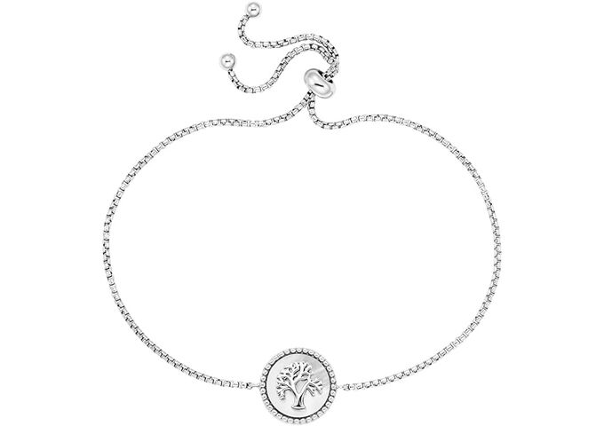 Engelsrufer Armband Lebensbaum Silber rhod. Perlmutt 13mm