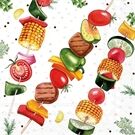 ihr Ideal Home Range Lunch-Servietten BBQ DINNER